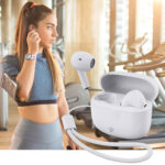 Kabellose Kopfhörer, 5.3 Bluetooth, inkl. Mikrofon & Touch-Steuerung, weiss