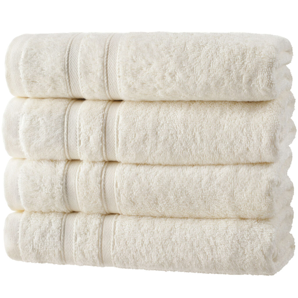 4er-Set Handtücher, 50% Bambus & 50% Baumwolle, 50 x 100 cm, natur 4er-Set Handtücher, 50% Bambus & 50% Baumwolle, 50 x 100 cm, natur