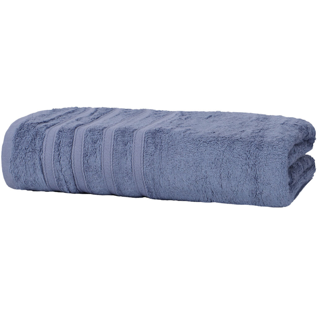 Saunahandtuch, 50% Bambus & 50% Baumwolle, 70 x 200 cm, blau Saunahandtuch, 50% Bambus & 50% Baumwolle, 70 x 200 cm, blau