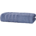 Saunahandtuch, 50% Bambus & 50% Baumwolle, 70 x 200 cm, blau