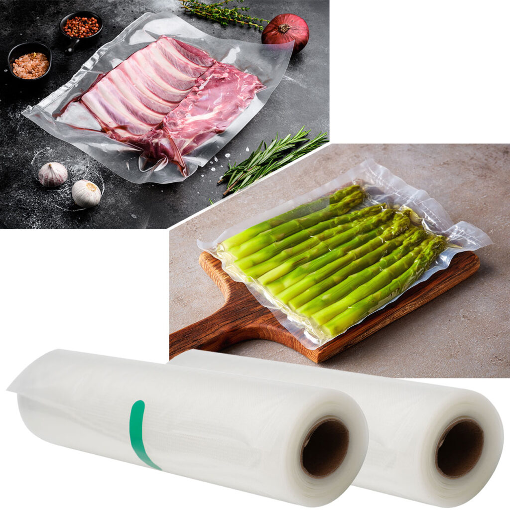 2 Profi Vakuumier-Folienschläuche für Balken-Vakuumierer, 20 x 500 cm 2 Profi Vakuumier-Folienschläuche für Balken-Vakuumierer, 20 x 500 cm