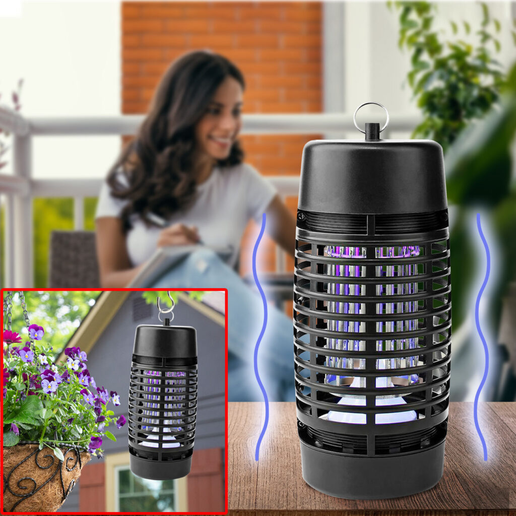 360° LED-UV-Insektenvernichter zum Hängen oder Aufstellen 360° LED-UV-Insektenvernichter zum Hängen oder Aufstellen