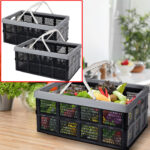 2er-Set Klappbox mit Tragegriffen, 32l