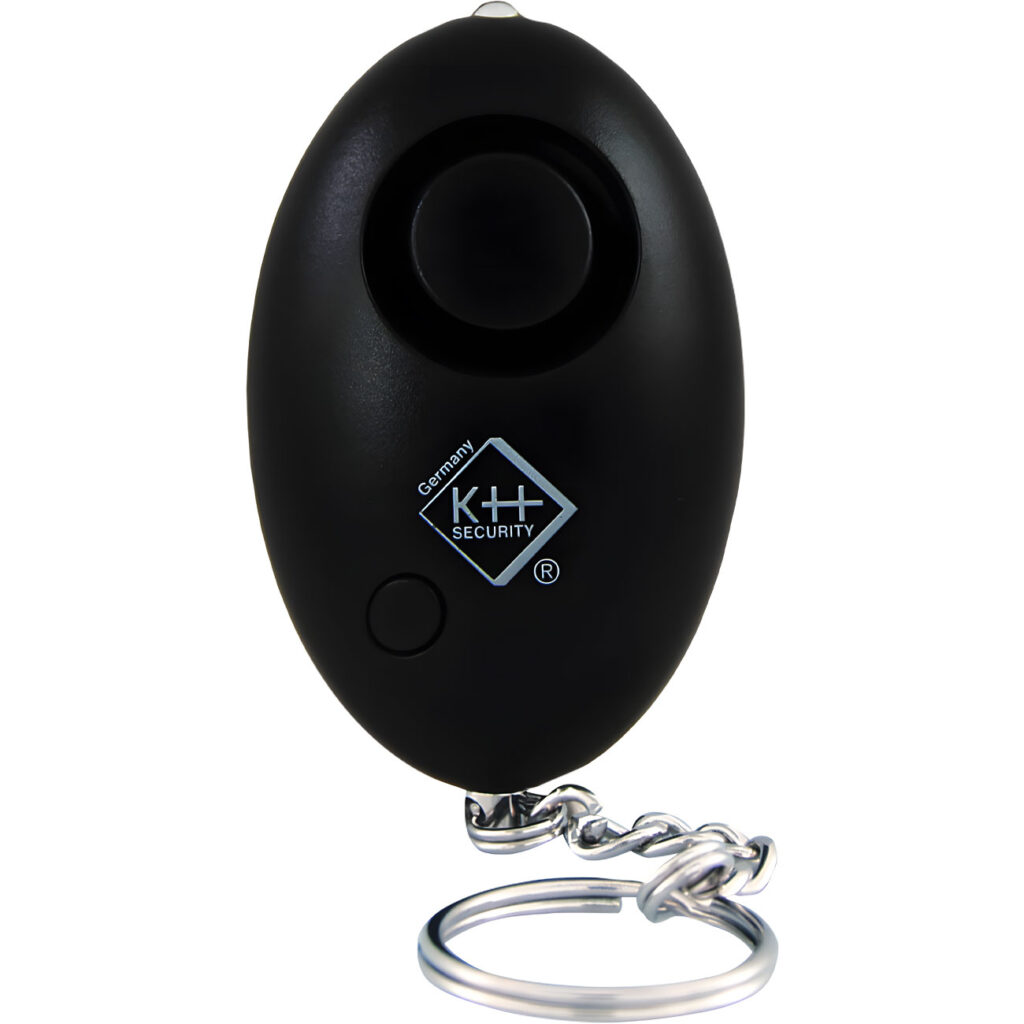 Personenalarm inkl. LED-Licht, 120dB, schwarz