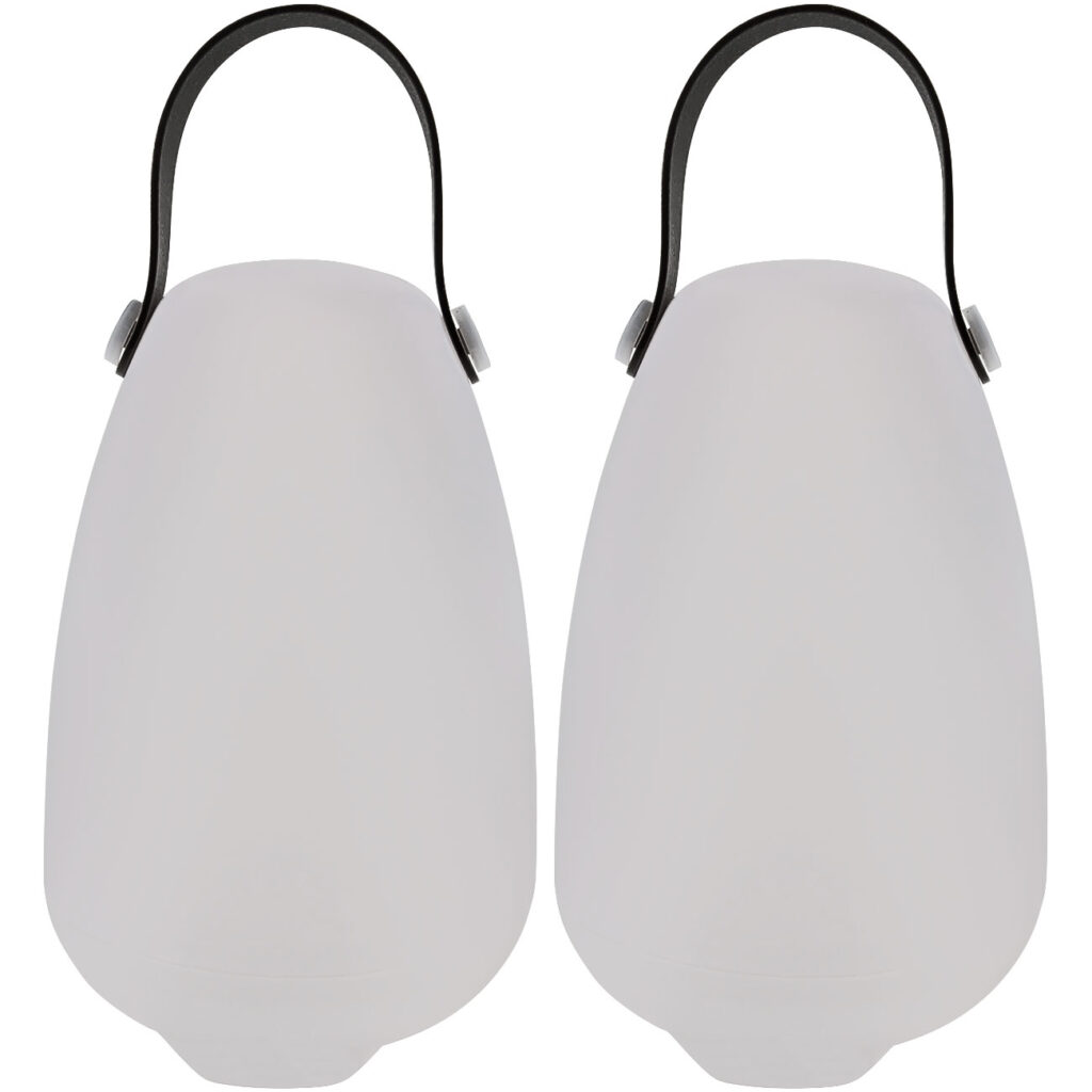 2er-Set Akku Tischlampe mit 4 Lichtmodi in weiss & 16 RGB-Farben, 20,5cm, IP44 2er-Set Akku Tischlampe mit 4 Lichtmodi in weiss & 16 RGB-Farben, 20,5cm, IP44