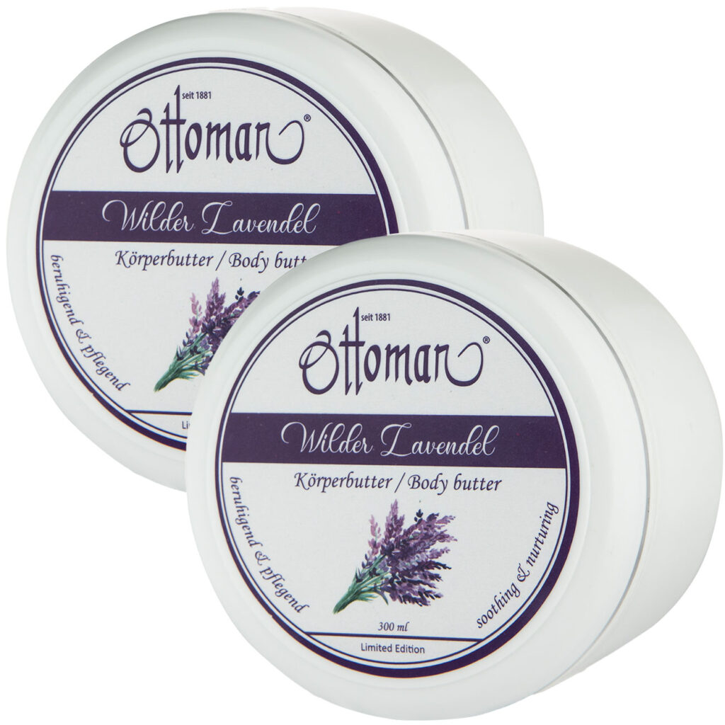 2er-Set Lavendel Körperbutter 300ml, reichhaltige Körperpflege 2er-Set Lavendel Körperbutter 300ml, reichhaltige Körperpflege