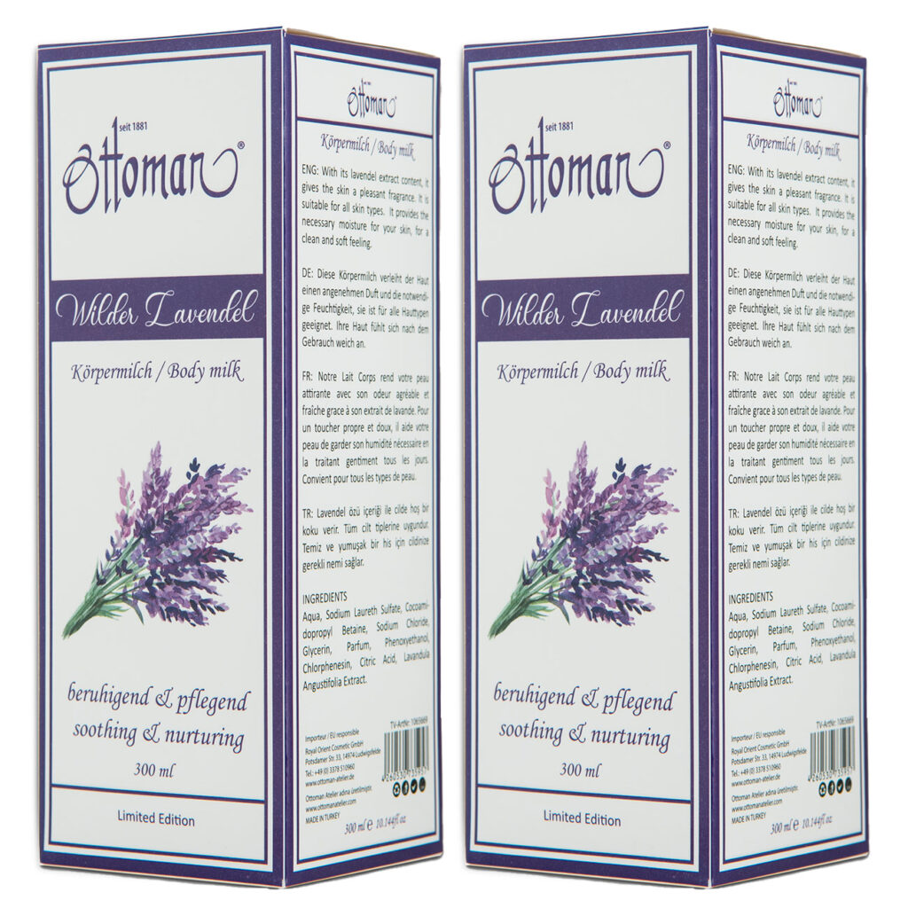2er-Set Lavendel Körpermilch 300ml, reichhaltige Haut- und Körperpflege 2er-Set Lavendel Körpermilch 300ml, reichhaltige Haut- und Körperpflege