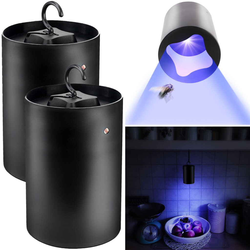 2er-Set UV Insekten-Klebefalle, batteriebetrieben 2er-Set UV Insekten-Klebefalle, batteriebetrieben