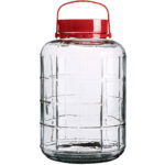Vorratsglas mit Henkel, Weithalsglas, 10 Liter