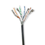 Netzwerkkabel CAT7 für den Aussenbereich, S/FTP, Kupfer 100 m