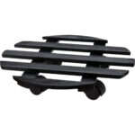 Pflanzenroller, rund, schwarz, Ø 35 cm, bis 50 kg