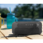 Bluetooth Lautsprecher, schwarz, mit Mikrofon und FM-Radiofunktion