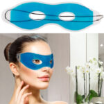 Augenmaske mit Gelfüllung, kühlend, blau