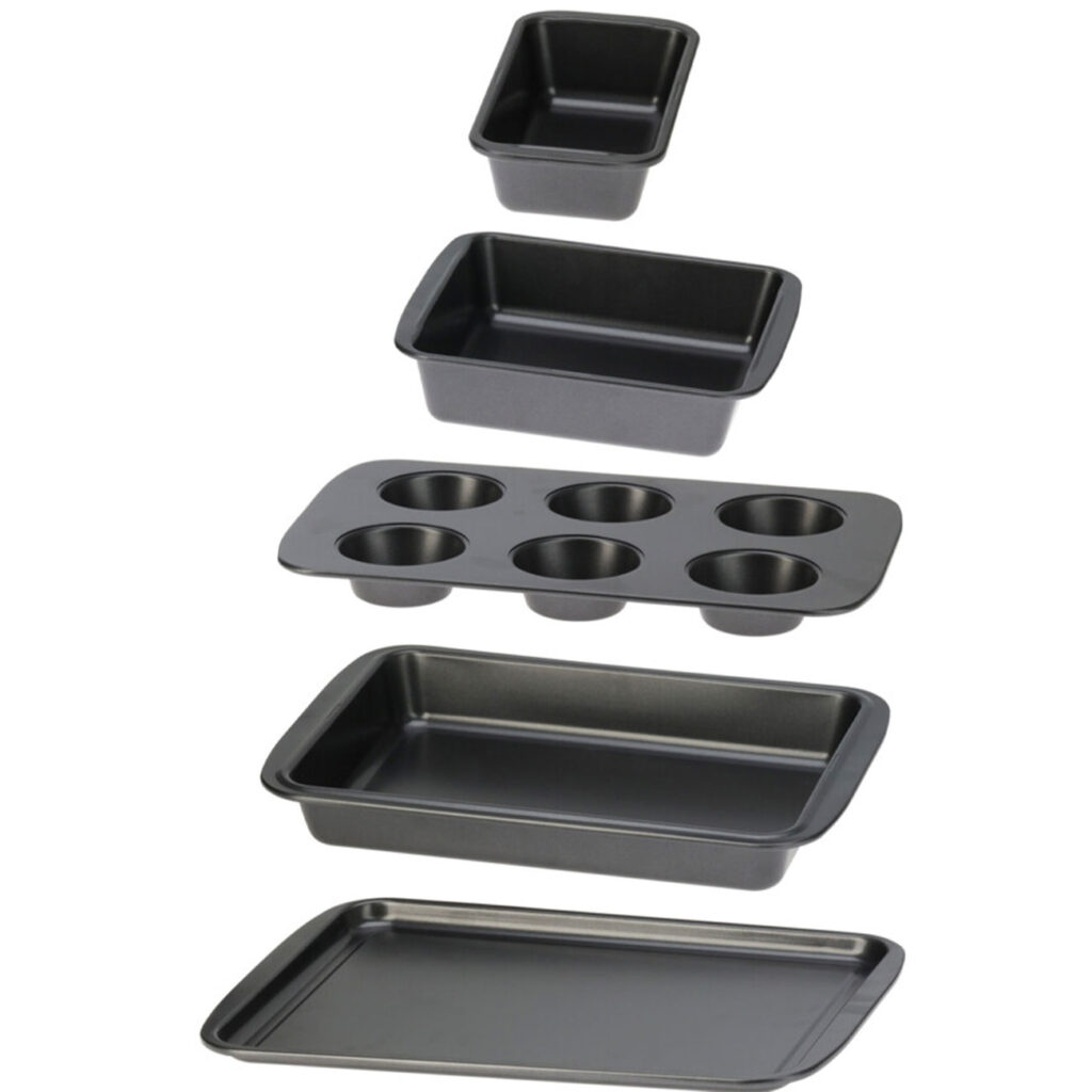 Backformen-Set aus Carbon-Stahl, antihaft, 5-teilig Backformen-Set aus Carbon-Stahl, antihaft, 5-teilig