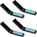 4er-Set Mini Fusselroller-Box, abwaschbar, wiederverwendbar