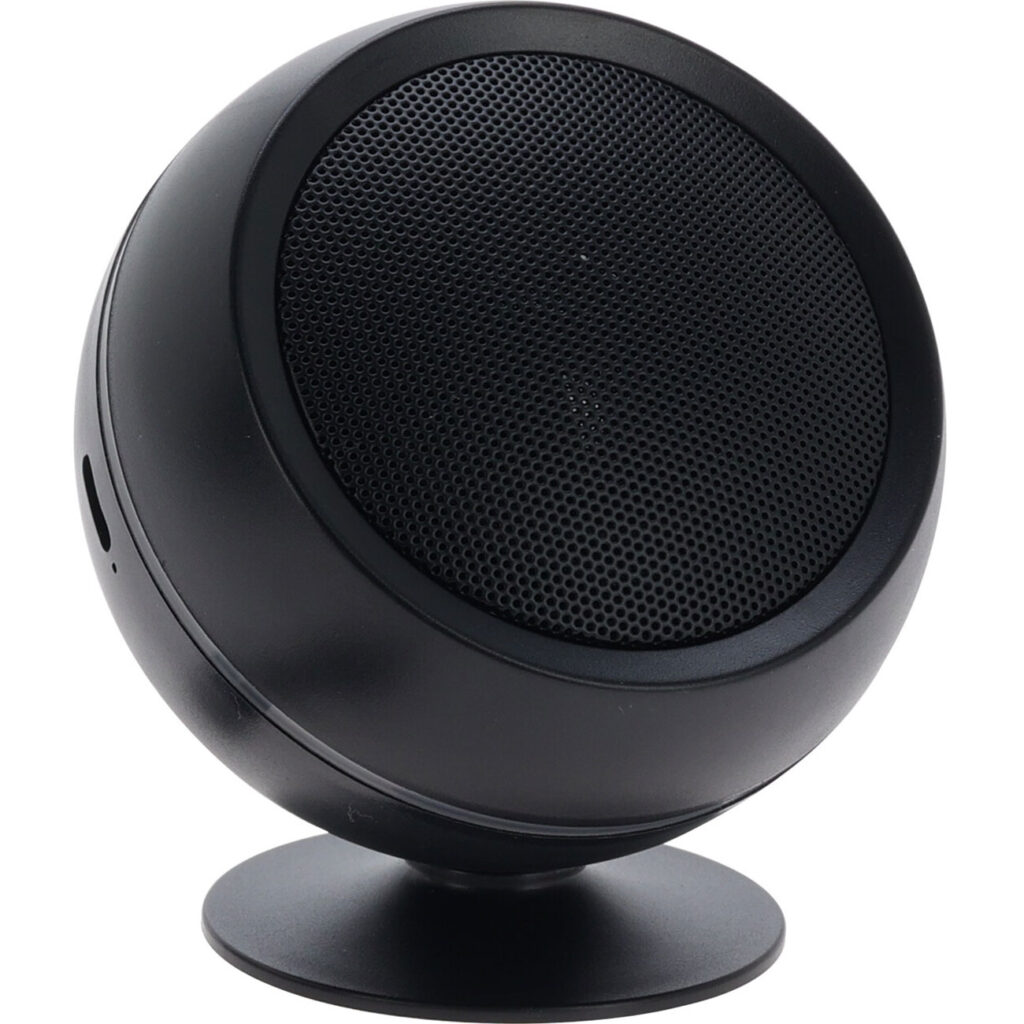 Mini Lautsprecher mit LED-Streifen, Bluetooth 5.0, schwarz Mini Lautsprecher mit LED-Streifen, Bluetooth 5.0, schwarz