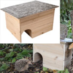 Igelhaus Bausatz aus FSC Holz mit wetterfestem Dach