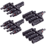 T-Stecker-Adapter Set, 4/1, MC4-komp., IP68, 1.5kV, schwarz