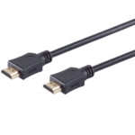 High Speed HDMI Kabel, UHD, schwarz, 1 m