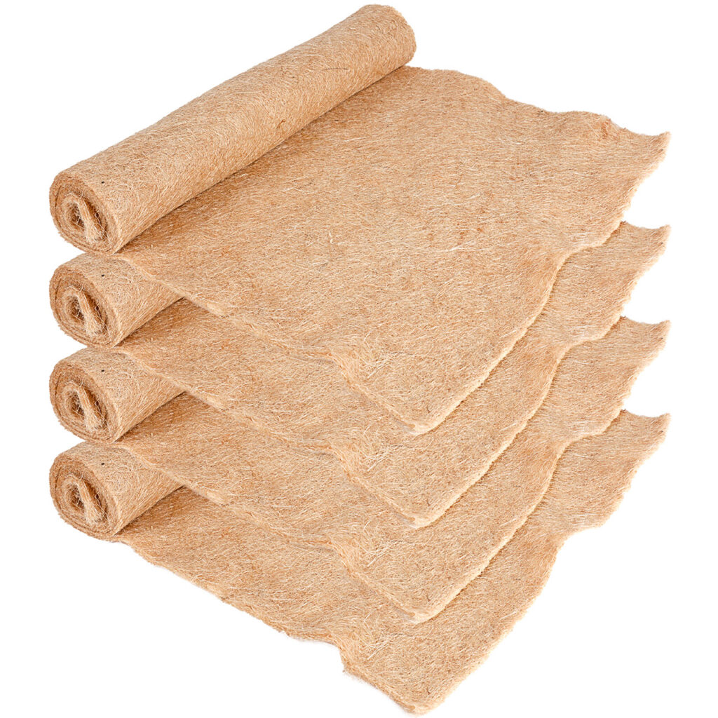4er-Set Jute Pflanzenschutzfilz, je 150 x 50 cm