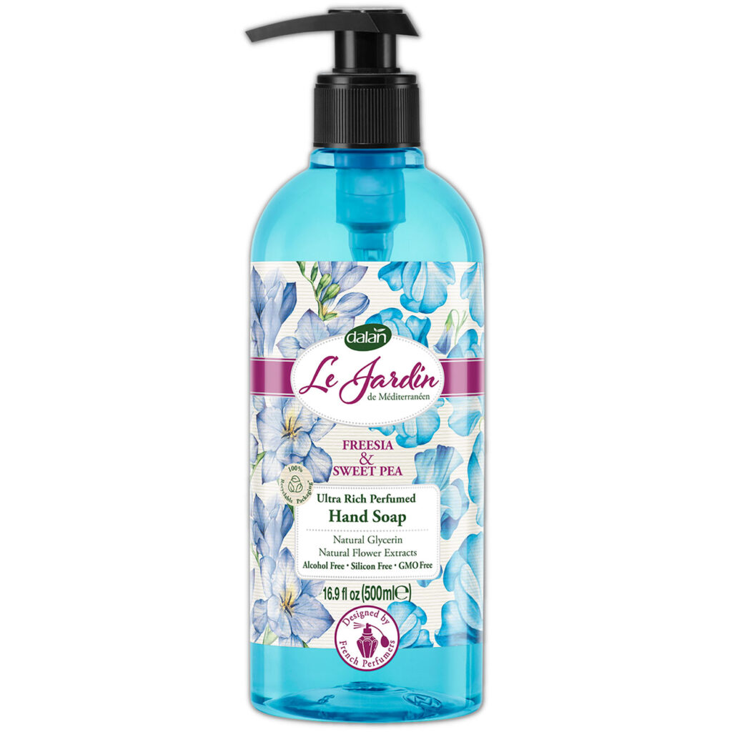 Luxus Handseife, flüssig, Blumenduft, 500 ml