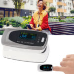 Finger-Pulsoximeter mit OLED-Farbdisplay, exakte Messung