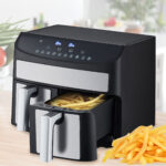 Heissluftfritteuse mit Doppelkorb, 7,6 Liter, 2400 Watt