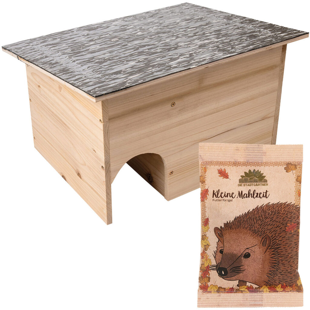 Igelhaus Bausatz inklusive 1x Igelfutter Mahlzeit Igelhaus Bausatz inklusive 1x Igelfutter Mahlzeit