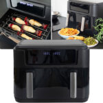 XXL Heissluft Fritteuse mit trennbarem Korb, 10 Liter, 2400 Watt