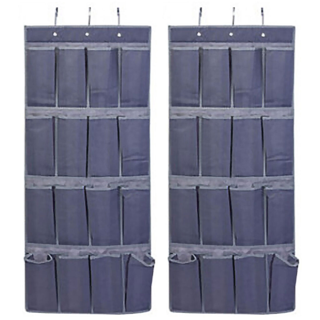 2er-Set Schrank-Hängeregal, je 16 Fächer, 45 x 110 x 16 cm 2er-Set Schrank-Hängeregal, je 16 Fächer, 45 x 110 x 16 cm