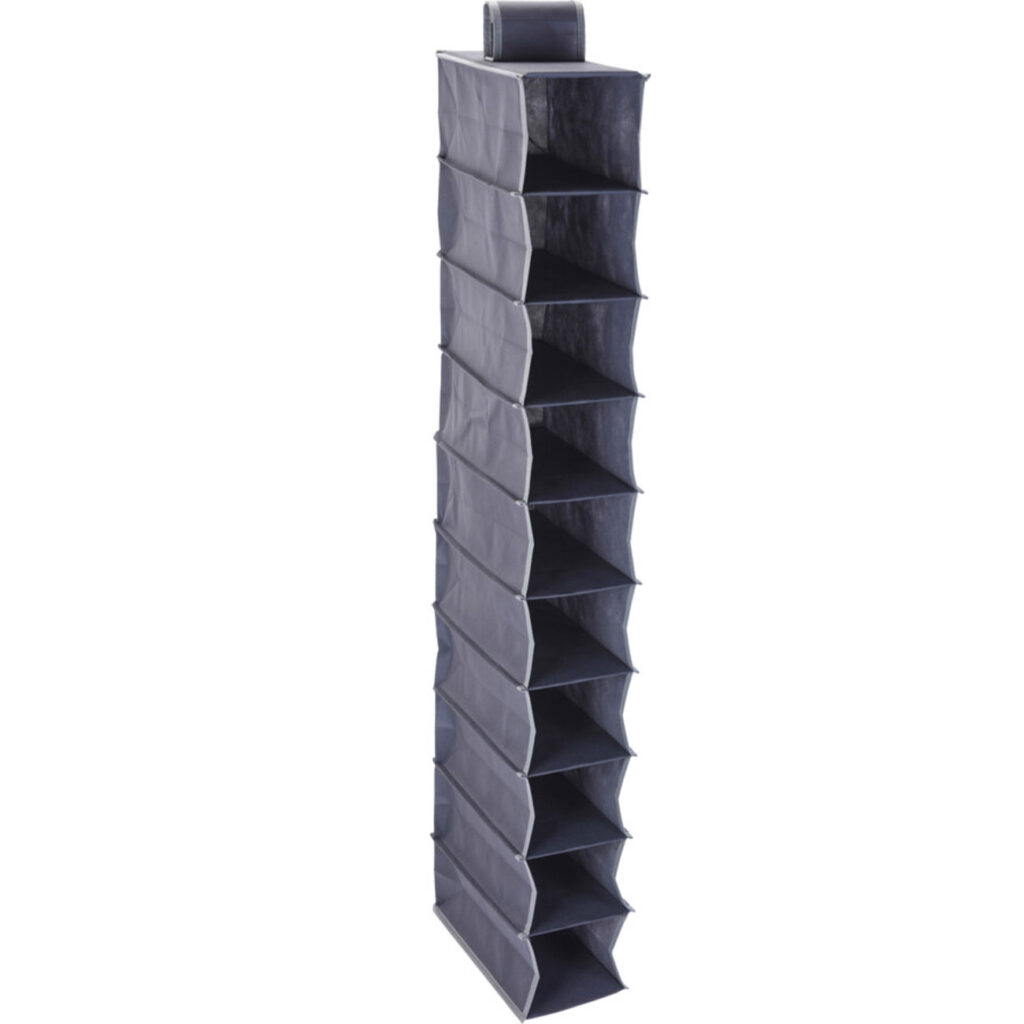 Schrank-Hängeregal, für Kleidung, Schuhe etc., 10 Fächer Schrank-Hängeregal, für Kleidung, Schuhe etc., 10 Fächer