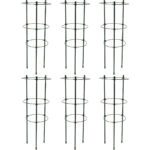 6er-Set Pflanzenstütze, rund, 45 x Ø 18 cm