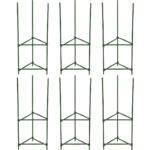6er-Set Pflanzenstütze, dreieckig, 78 cm