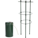 Set aus Pflanzenstütze (45 x Ø 18 cm) & 100m Juteseil