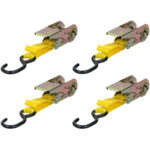 Zurrgurte mit Ratsche, 4er-Set, 350 kg, 5m