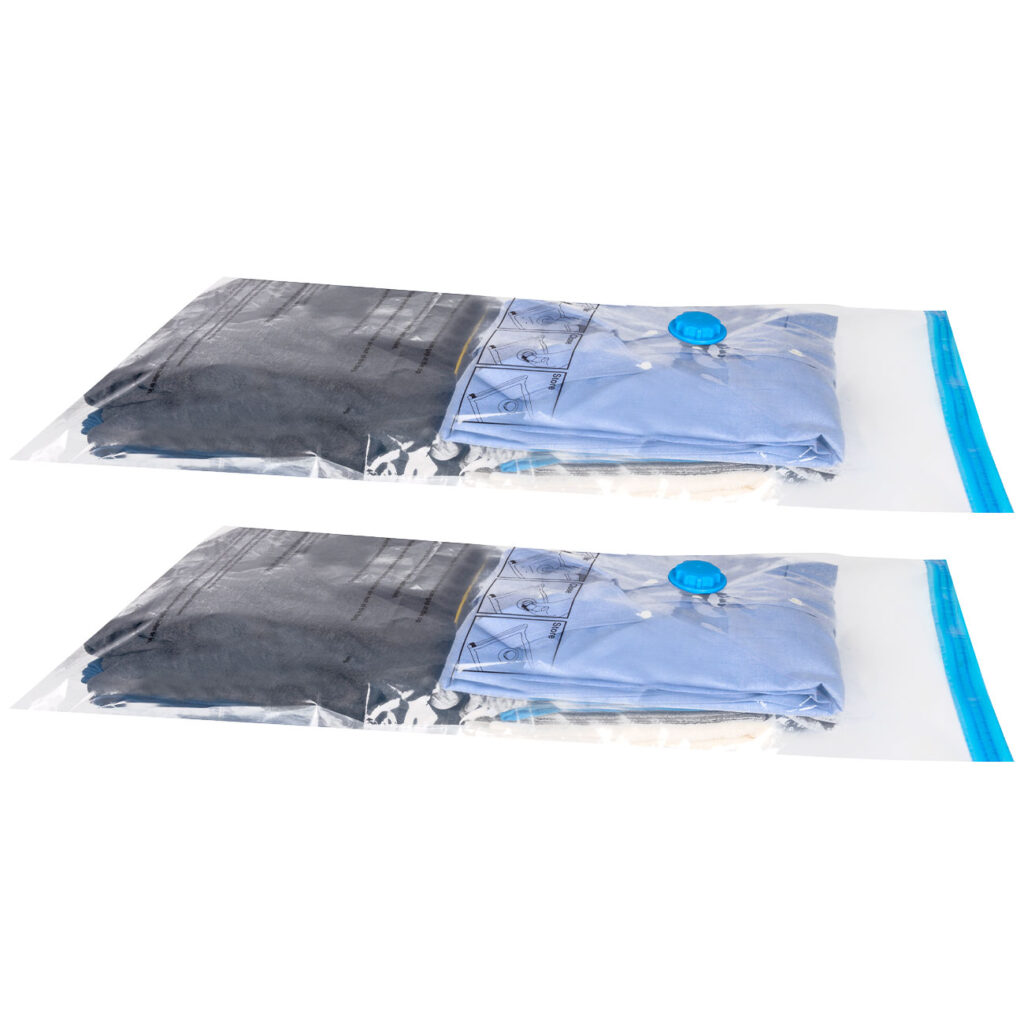 2er-Set Vakuum-Beutel mit Clip-Verschluss, 2 Grössen 2er-Set Vakuum-Beutel mit Clip-Verschluss, 2 Grössen