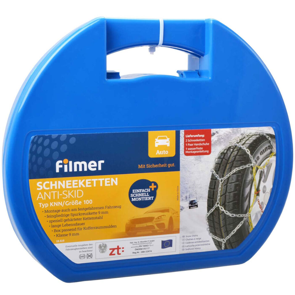 Schneeketten 9mm, 14″-18″, 175-245 mm