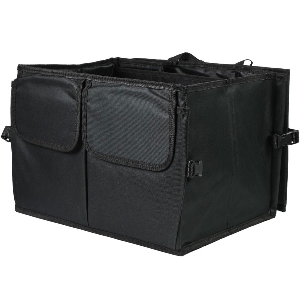 Kofferraum-Organizer mit 2 Fächern, faltbar, 50 x 37 x 26 cm Kofferraum-Organizer mit 2 Fächern, faltbar, 50 x 37 x 26 cm