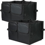 2er-Set Kofferraum-Organizer mit 2 Fächern, faltbar, 50 x 37 x 26 cm
