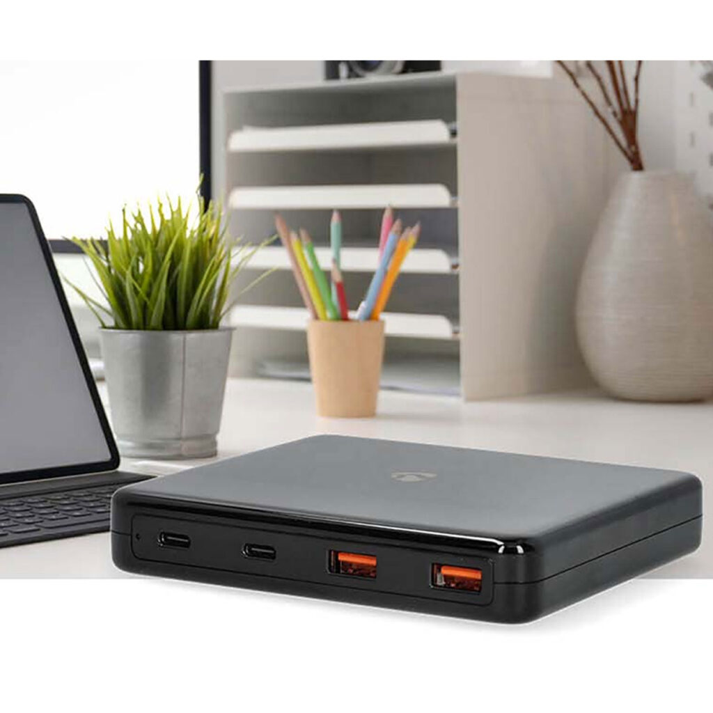 Multiport Tischladegerät, GaN-Technologie, 65 Watt Multiport Tischladegerät, GaN-Technologie, 65 Watt
