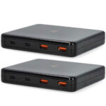 2er-Set Multiport Tischladegerät, GaN-Technologie, 65 Watt