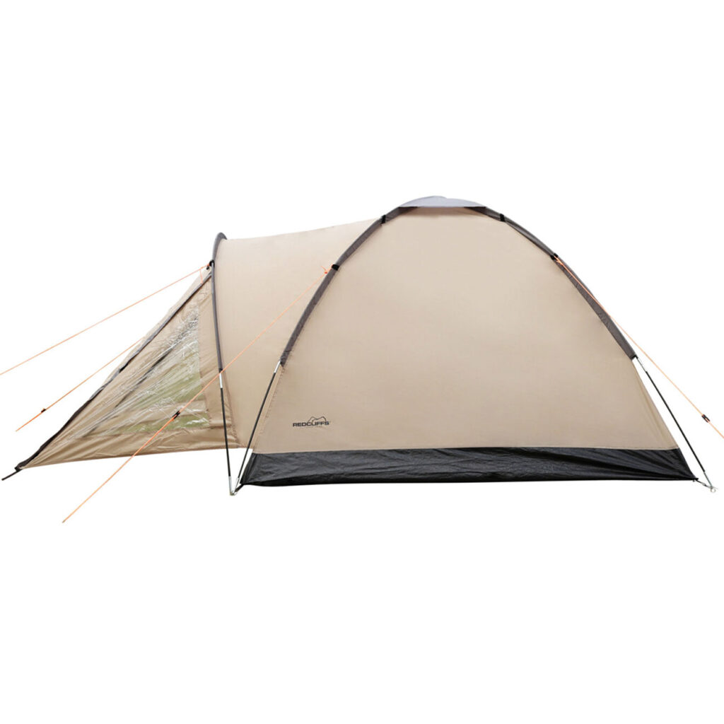 Iglu-Zelt für 2-3 Personen, braun-beige