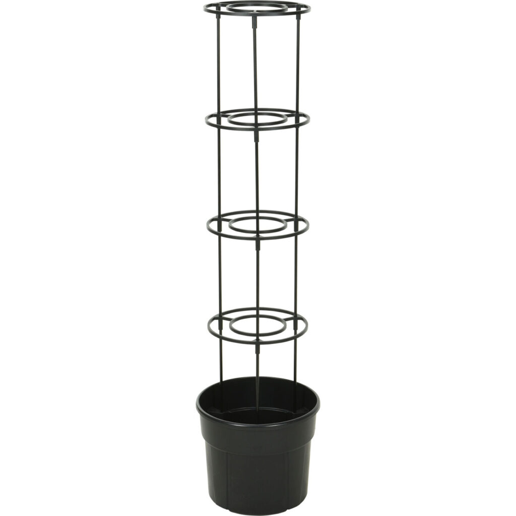 Pflanzkübel für Tomaten mit Rankhilfe, 115 cm