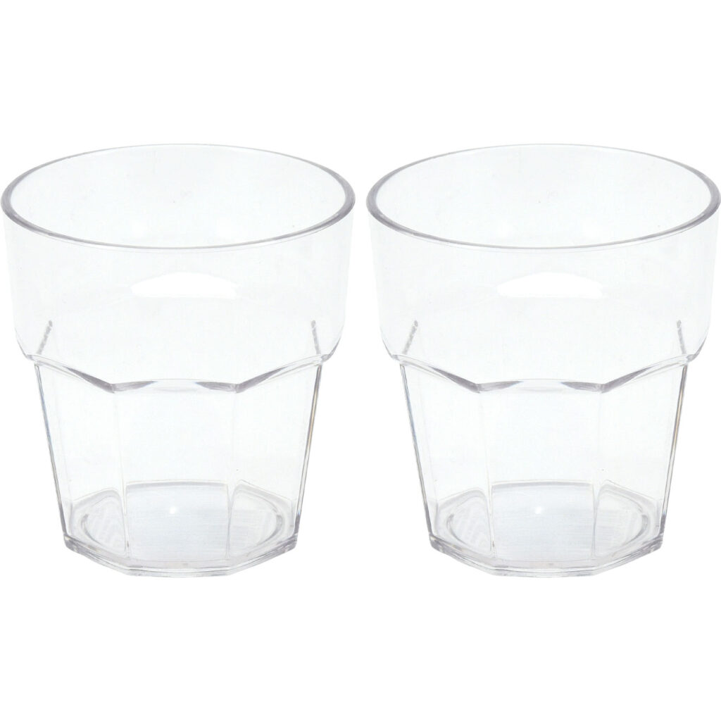 2er-Set Trinkgläser aus Kunststoff, 275 ml