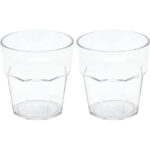 2er-Set Trinkgläser aus Kunststoff, 275 ml