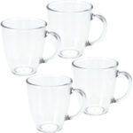 4er-Set Tasse aus Kunststoff, 380 ml