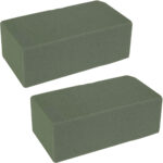 2er-Set Blumensteckschaum, 20 x 10 x 7 cm