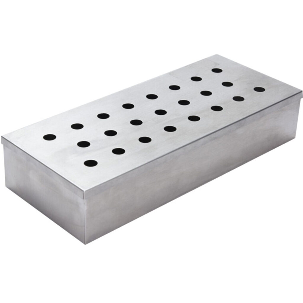 Räucherbox aus Edelstahl