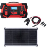 Tragbare Powerstation & Solar-Generator, 800 Wh, inkl. mobiles 60-Watt-Solarpanel