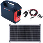 Tragbare Powerstation & Solar-Generator mit 155 Wh, inkl. mobiles 60 Watt Solarpanel